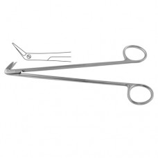 Diethrich-Potts Vascular Scissor Angled 45° - Ultra Delicate Blade Stainless Steel, 18 cm - 7"